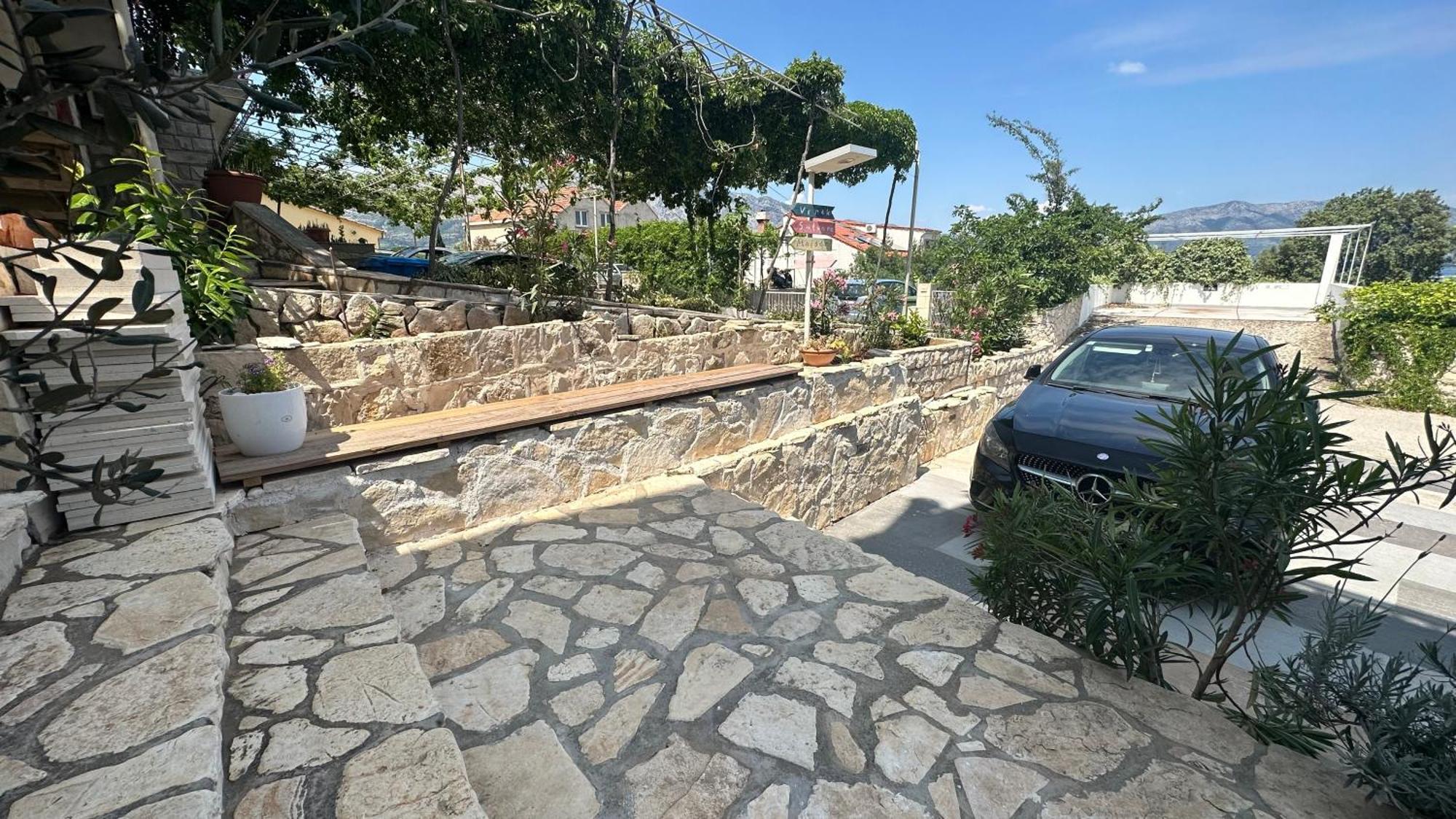 Seaview And Relax Apartment Lumbarda Luaran gambar